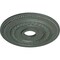 Ekena Millwork Oldham Ceiling Medallion (Fits Canopies up to 8 5/8"), 18"OD x 3 3/8"ID x 7/8"P, Cloud Burst Crackle CM18OL1CBC - alternate 2
